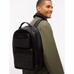 Tommy Hilfiger AM0AM14683BDS zaino Nero Poliuretano (PU) - Vista aggiuntiva 2