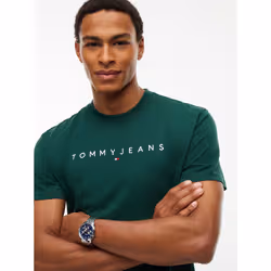 Tommy Hilfiger DM0DM20744MBM Maglietta Girocollo Cotone - Vista aggiuntiva 3