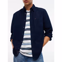 Tommy Hilfiger DM0DM23517C1G Camicia Collo botton down Cotone - Vista aggiuntiva 3