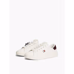 Tommy Hilfiger 8721441649581 sneaker alla moda Femmina Avorio, Borgogna - Vista aggiuntiva 2