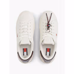 Tommy Hilfiger 8721441649581 sneaker alla moda Femmina Avorio, Borgogna - Vista aggiuntiva 3