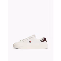 Tommy Hilfiger 8721441649581 sneaker alla moda Femmina Avorio, Borgogna - Vista aggiuntiva 7