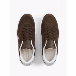 Tommy Hilfiger 8721441656589 sneaker alla moda Femmina Marrone, Crema - Vista aggiuntiva 3
