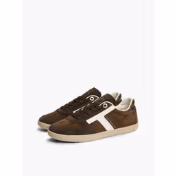 Tommy Hilfiger 8721441657906 sneaker alla moda Femmina Marrone, Crema - Vista aggiuntiva 2