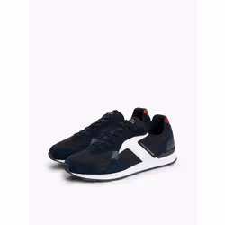 Tommy Hilfiger 8721441756012 sneaker alla moda Maschio Bianco, Rosso - Vista aggiuntiva 2