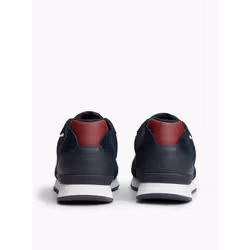 Tommy Hilfiger 8721441756012 sneaker alla moda Maschio Bianco, Rosso - Vista aggiuntiva 4