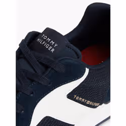 Tommy Hilfiger 8721441756012 sneaker alla moda Maschio Bianco, Rosso - Vista aggiuntiva 6