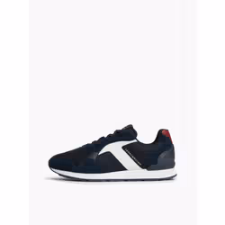 Tommy Hilfiger 8721441756012 sneaker alla moda Maschio Bianco, Rosso - Vista aggiuntiva 7