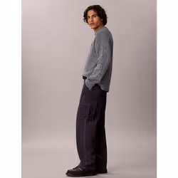 Calvin Klein Maglione a costine in cotone - Vista aggiuntiva 4