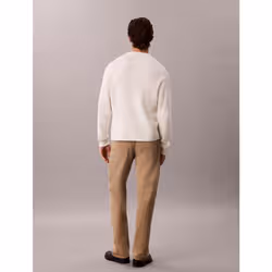 Calvin Klein Maglione a costine in cotone - Vista aggiuntiva 5