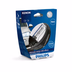 Philips WhiteVision Xenon gen2 85126WHV2S1 Lampadina per fari allo Xenon, 35 W, 85 V, D2R, Xeno, 5000 K, 1 pz
