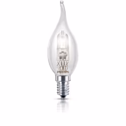 Philips Halogen Classic Lampadina alogena a oliva con punta ricurva 28 W (35 W), E14, 28 W, E14, 2000 h, 370 lm, Bianco caldo ...