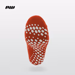 PlayWear Gripsocks Unisex Calzini da corsa Rosso - Vista aggiuntiva 4