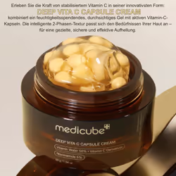 Medicube Deep Vita C Capsule Cream Crema Viso Illuminante 1x55 g giorno