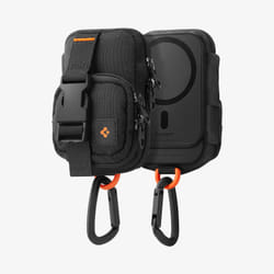 Spigen Snap Zip (MagFit) custodia per cellulare Custodia a sacchetto Nero