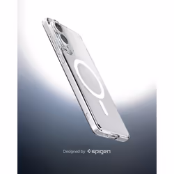 Spigen Ultra Hybrid (MagFit) custodia per cellulare 17 cm (6.7") Cover Trasparente, Bianco - Vista aggiuntiva 8