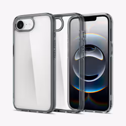 Spigen Ultra Hybrid custodia per cellulare 15,5 cm (6.1") Cover Grigio, Trasparente - Vista aggiuntiva 2