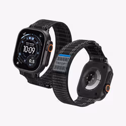 Spigen WBF0 Band Nero Nylon - Vista aggiuntiva 2