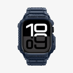 Spigen Rugged Armor Pro 2 Case + cinturino Blu marino Poliuretano termoplastico (TPU)