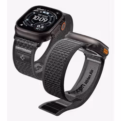 Spigen Athlex Air 2 Band Nero, Arancione Tessuto - Vista aggiuntiva 2
