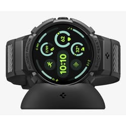 Spigen ACS11223 accessorio indossabile intelligente Case + cinturino Nero Poliuretano termoplastico (TPU)