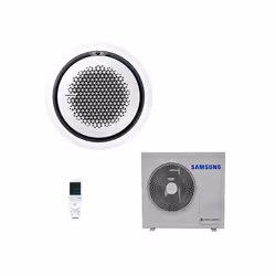 Climatizzatore Samsung Cassetta 360° 24000 BIANCO AC071MN4PKH Inverter A++/A+ Cassetta composta da: Unità esterna - AC071RXAD ...