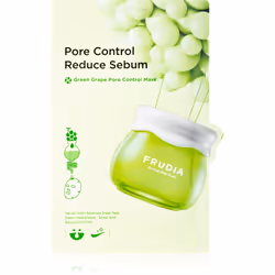Migliora facilmente la pelle imperfetta e sensibile! La maschera in tessuto per chiudere i pori Frudia Green Grape aiuta a co ...