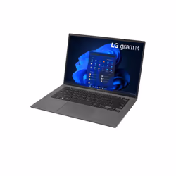 LG Gram 14Z90R Intel® Core™ i7 i7-1360P Computer portatile 35,6 cm (14") WUXGA 16 GB LPDDR5-SDRAM 1 TB SSD Wi-Fi 6E (802.11ax) Windows 11 Pro Grigio - Vista aggiuntiva 4
