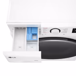 LG D4R5010TSWS Lavasciuga 10/6kg AI DD, Serie R5 Classe D, 1400 giri, TurboWash 360, Vapore, Eco Hybrid, Bianca - Vista aggiuntiva 8