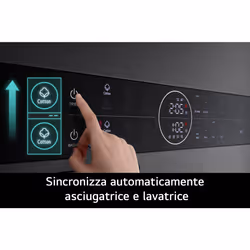 LG WashTower WT1210BBF Colonna Bucato 12/10kg AI DD, Classe A-10%/A+++, Pannello unificato - Vista aggiuntiva 8