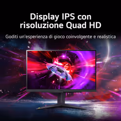 LG UltraGear 27GR75Q Monitor Gaming da 27" Quad HD 1ms 165Hz - Vista aggiuntiva 6