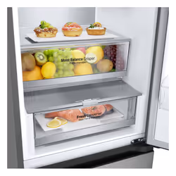 LG GBV5140DPY Frigorifero combinato, Classe D, 344L, Fresh Converter, Porte piatte, Argento - Vista aggiuntiva 5
