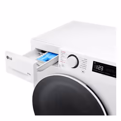 LG D2R5S09TSWW Lavasciuga slim 9/5kg AI DD, Classe E, 1200 giri, TurboWash 360, Vapore - Vista aggiuntiva 6