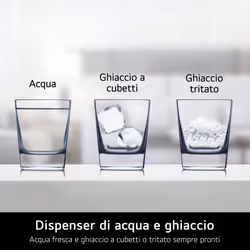 LG InstaView GSGV80PYLD Frigorifero Side-by-Side , Classe D, 635L, Wi-Fi, Con allaccio - Vista aggiuntiva 7