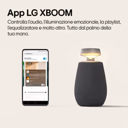 LG XBOOM 360 XO2, Speaker omnidirezionale 20W, Illuminazione, IP55, Bluetooth 5.3, Black - Vista aggiuntiva 7