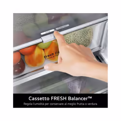 LG InstaView GSGV80EPLL frigorifero side-by-side Libera installazione 635 L E Nero - Vista aggiuntiva 6