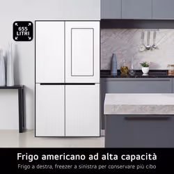LG InstaView GSVV80PYLL frigorifero side-by-side Libera installazione 655 L E Argento - Vista aggiuntiva 4