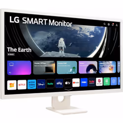 LG 32SR50F-W 31.5" Full HD LED Bianco - Vista aggiuntiva 4