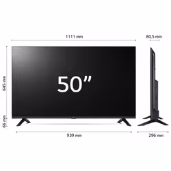 LG UHD AI 50'' Serie UT73 50UT73006LA, TV 4K, 3 HDMI, SMART TV 2024 - Vista aggiuntiva 8