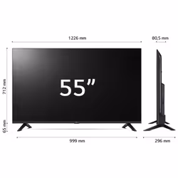 LG UHD AI 55'' Serie UT73 55UT73006LA, TV 4K, 3 HDMI, SMART TV 2024 - Vista aggiuntiva 8