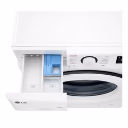 LG F4DR5009A3W lavasciuga Libera installazione Caricamento frontale Bianco D
