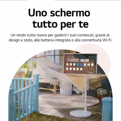 LG StanbyME 27ART10 Schermo 27'' Touchscreen, Base con ruote, Batteria, WebOS - Vista aggiuntiva 5