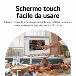 LG StanbyME 27ART10 Schermo 27'' Touchscreen, Base con ruote, Batteria, WebOS - Vista aggiuntiva 8