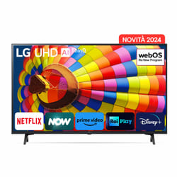 LG UHD AI 43'' Serie UT80 43UT80006LA, TV 4K, 3 HDMI, SMART TV 2024