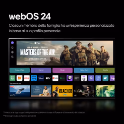 LG OLED evo C4 AI 83'' Serie OLED83C44LA, 4K, 4 HDMI, Dolby Vision, SMART TV 2024 - Vista aggiuntiva 5