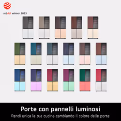 LG InstaView MoodUP GMV960NNME Frigo multidoor , Classe E, 617L , Colore personalizzabile - Vista aggiuntiva 4