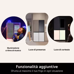 LG InstaView MoodUP GMV960NNME Frigo multidoor , Classe E, 617L , Colore personalizzabile - Vista aggiuntiva 8