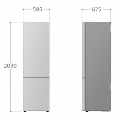LG GBV7280BMB Frigorifero combinato, Classe B, 387L, Porte piatte, Door Cooling, Fresh Converter & Balancer, Acciaio - Vista aggiuntiva 7