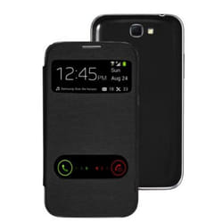 Samsung S View custodia per cellulare Custodia flip a libro Nero