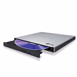 LG GP57ES40, Nero, Argento, Vassoio, DVD±RW, USB 2.0, CD-R, CD-ROM, CD-RW, DVD+R, DVD+R DL, DVD+RW, DVD-R, DVD-RAM, DVD-ROM, ...
